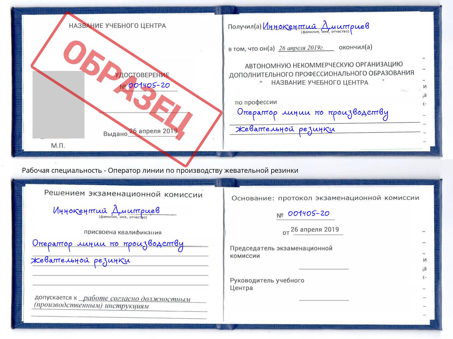 Оператор линии по производству жевательной резинки Евпатория